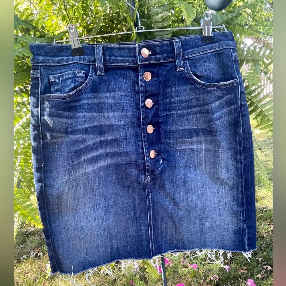 J Brand Rosalie Mini Denim Jean Skirt Size 29